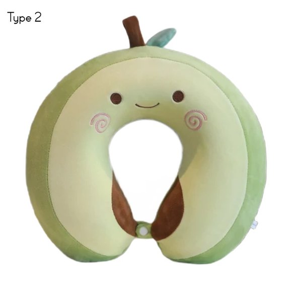 Travel Neck Pillow Memory Foam Comfortable Washable Cover ﻿ - Picture 4 of 8